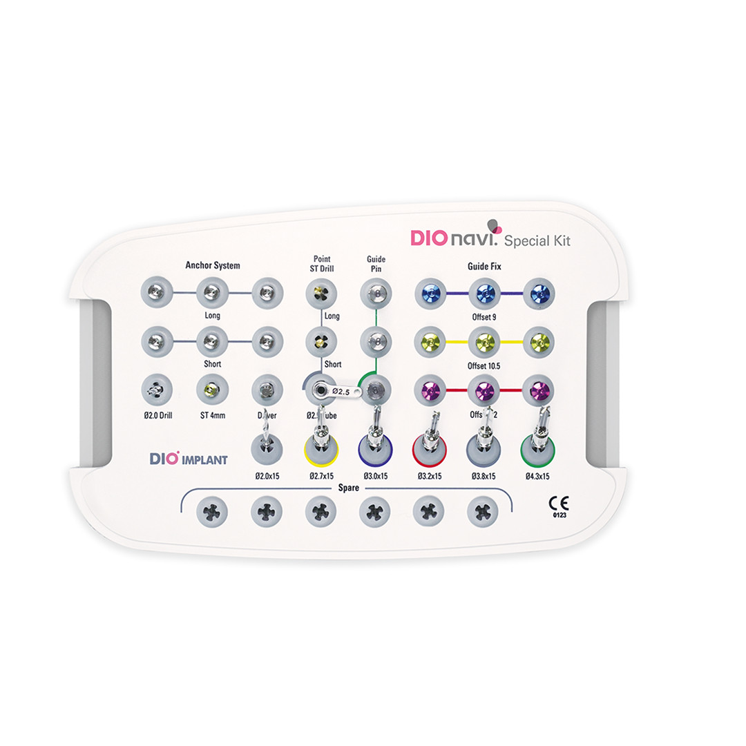 Special Kit DIOnavi para fijación de la guía quirúrgica